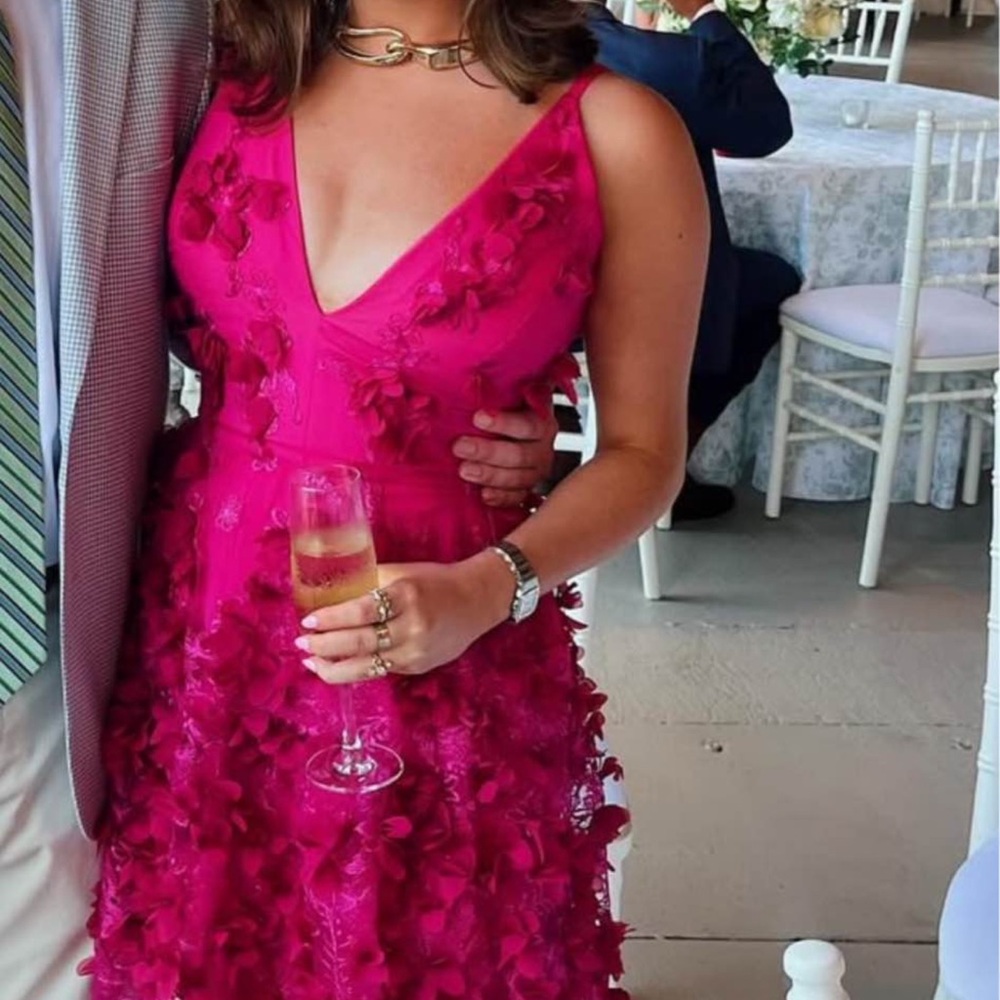 HELSI Riley Embroidered Dress Fuchsia - Picture 2 of 3